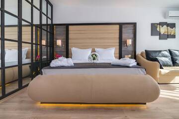 Фото номера Premium Room with Balcony (2 Adults + 3 Children) Отель Prestige Deluxe Hotel Aquapark Club- All inclusive г. Золотые Пески 9