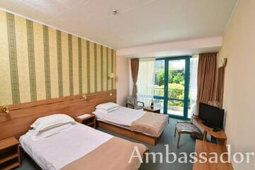 Фото номера Двухместный номер с 2 отдельными кроватями Отель Hotel Ambassador г. Золотые Пески 6