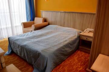 Фото номера Двухместный номер с 1 кроватью и балконом, вид на море Отель Brigantina Beach Hotel г. Золотые Пески 2