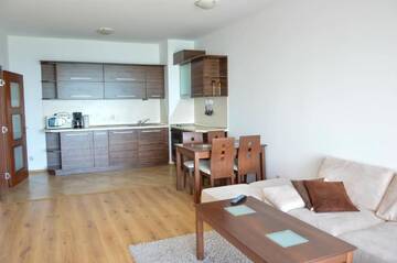 Фото номера Апартаменты с 1 спальней и балконом с видом на море Апарт-отели Cabacum Beach Residence г. Золотые Пески 14