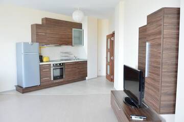 Фото номера Апартаменты с 1 спальней и балконом с видом на море Апарт-отели Cabacum Beach Residence г. Золотые Пески 4
