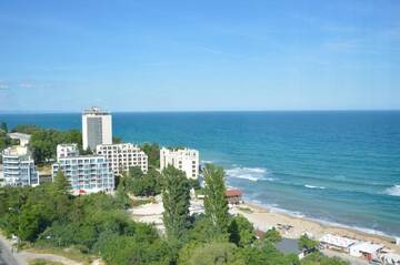 Фото номера Апартаменты с 2 спальнями, балконом и видом на море Апарт-отели Cabacum Beach Residence г. Золотые Пески 9